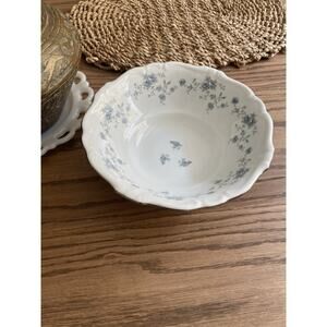 Johann Haviland Bavaria Germany Blue Garland Fine China Large Serving Bowl